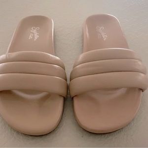 Seychelles Slides Nude NWT Size 10